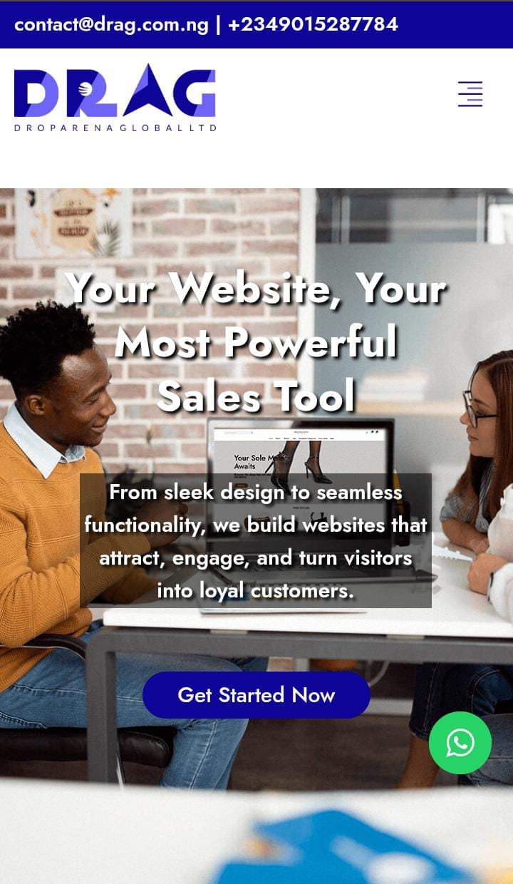 Drag.ng Web design Apps Creation and Consultation