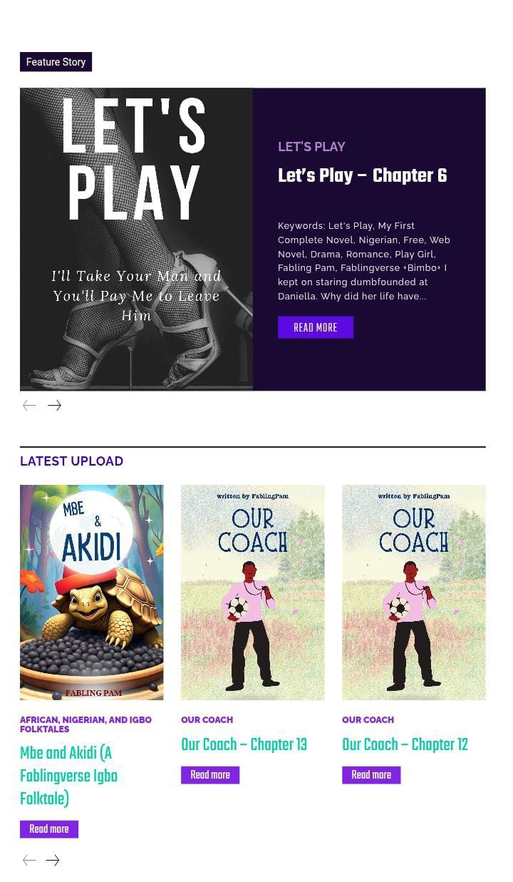 Fablingverse: Nigerian Fantasy Stories, Igbo Folktales and Mythologies in Short Stories, Webnovels, Comic Books