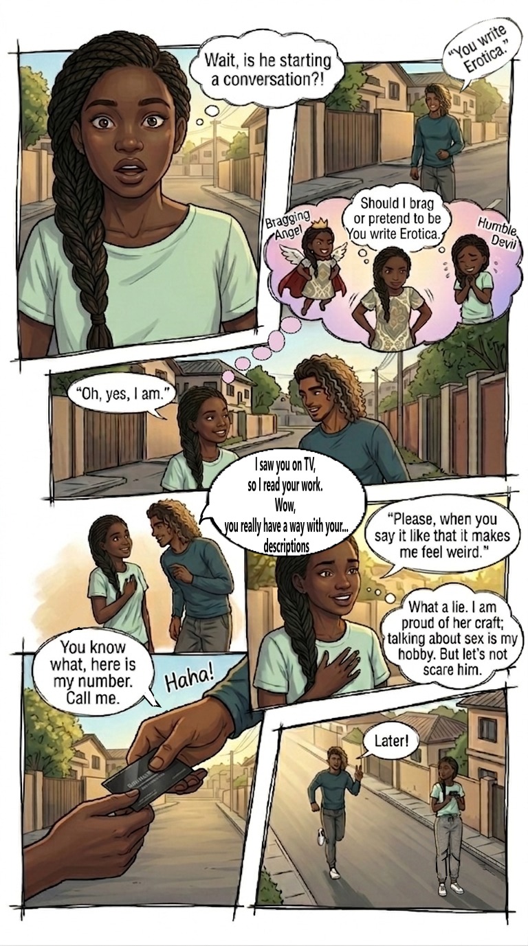 Writing Oxygen, A One-Short Nigerian Web Comic, by the Fablingverse, written by Fabling Pam - Page 2
