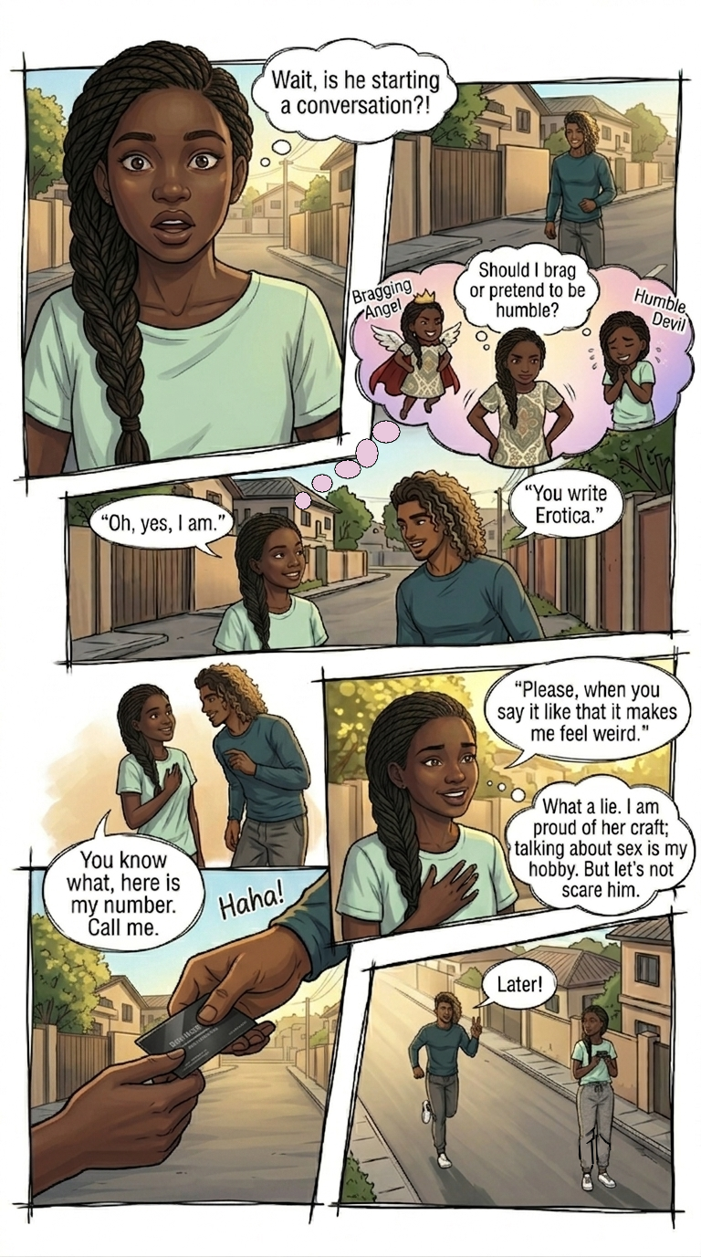 Writing Oxygen, A One-Short Nigerian Web Comic, by the Fablingverse, written by Fabling Pam - Page 5